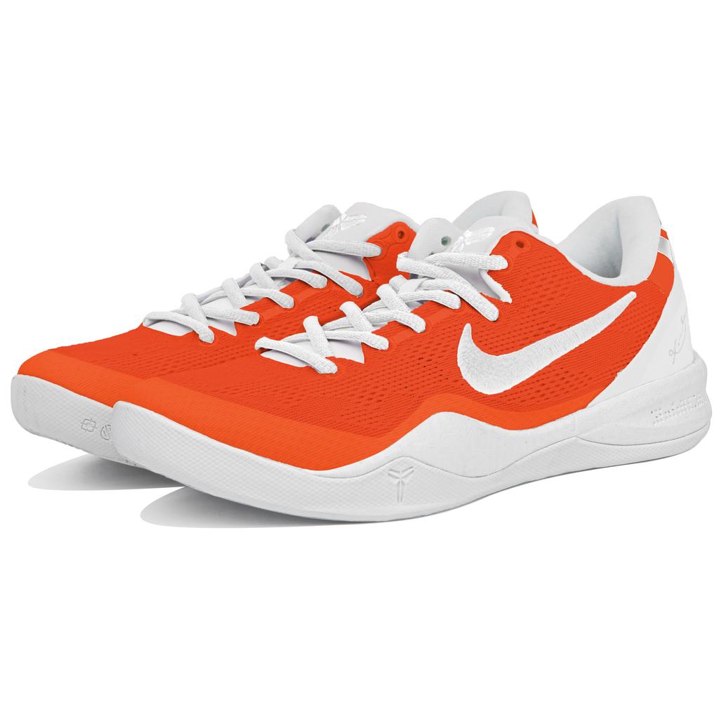 Nike Kobe 8 Odpružení Protiskluzové Nízké Basketbalové Boty Unisex Oranžové FJ9364-100(Tým4-)