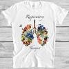Butterfly Flower Respiratory Therapist T Shirt Fashion Design Cool Gift Tee 3225