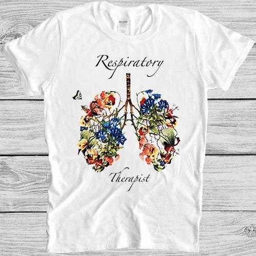 Butterfly Flower Respiratory Therapist T Shirt Fashion Design Cool Gift Tee 3225 S