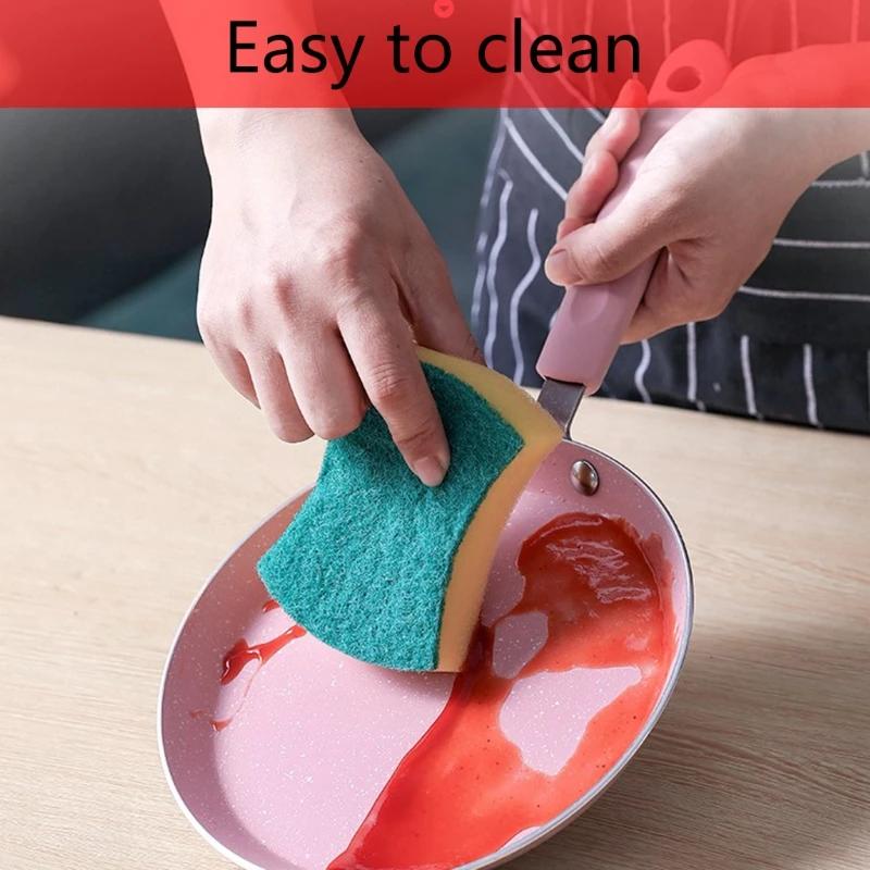 Non-Stick Frying Pan Flat Bottom Frying Pan Easy To Clean Kitchen Fried Eggs Pancake Baking for Gas Stoves and Induction Cookers