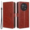 For Huawei nova Y91 4G/Enjoy 60X Crazy Horse Texture Flip Phone Case Stand Wallet PU Leather Phone Cover