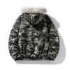 2025 A/W Dicke Schneeadler Pelzkragen Bügelfreie Lockere Baumwolljacke MY002