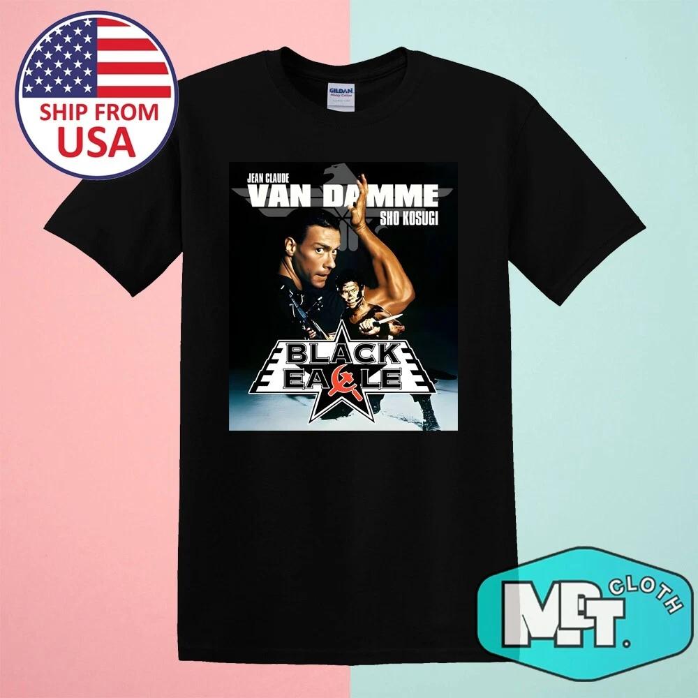 Black Eagle Jean Claude Van Damme Men s Black Size S-5XL 4XL