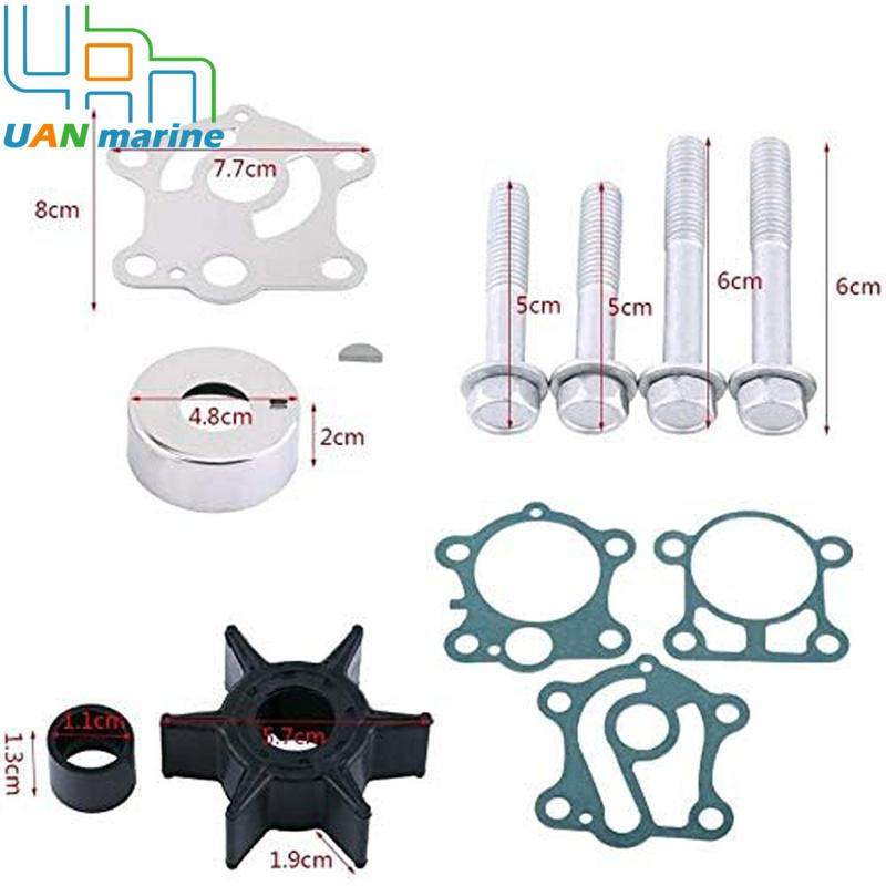 6H4-W0078  Water Pump Impeller Repair Kit For Yamaha 2 stroke 40HP 50HP Sierra 18-3429 6H4-W0078-00-00 Boat Engine