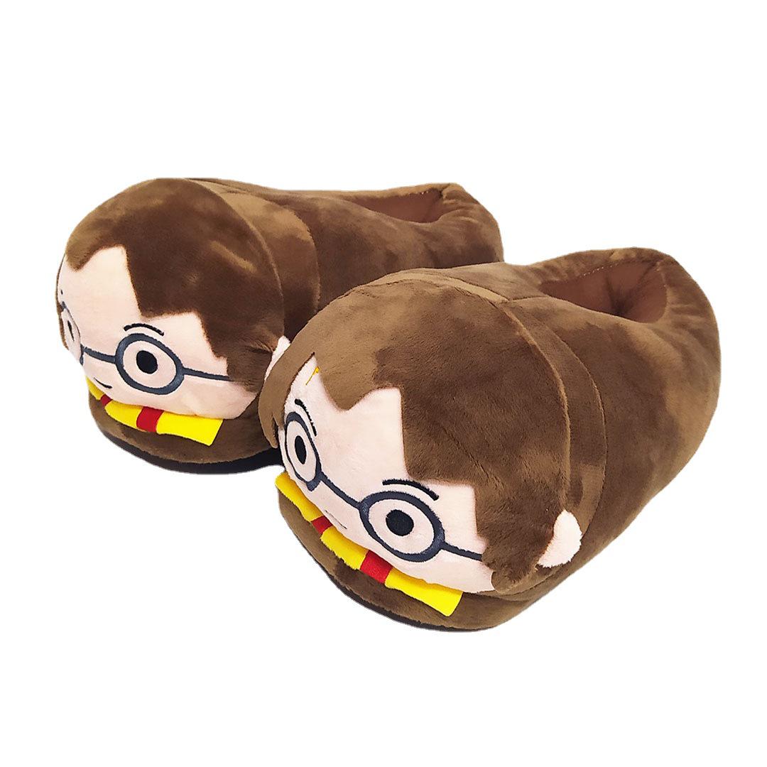 Harry Potter Winter Cartoon Plush Slippers - Cozy Home Cotton Shoes One Size 35-42