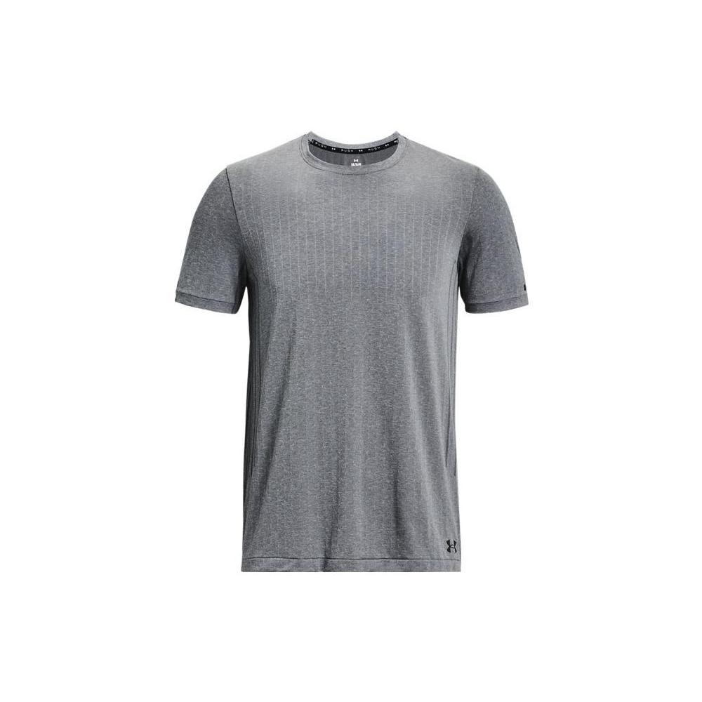 Мужская бесшовная футболка Under Armour RUSH Серая 1373724-012 XL