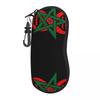 Custom My DNA Is Moroccan Roots Shell Eyeglasses Case Men Women Cool Morocco Flag Pride Glasses Case Sunglasses Box Pouch