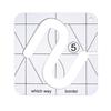 Quilting Template Sewing Ruler Acrylic Sewing Machine Template Rulers Tool for DIY Patchwork Special-shaped Sewing Ruler