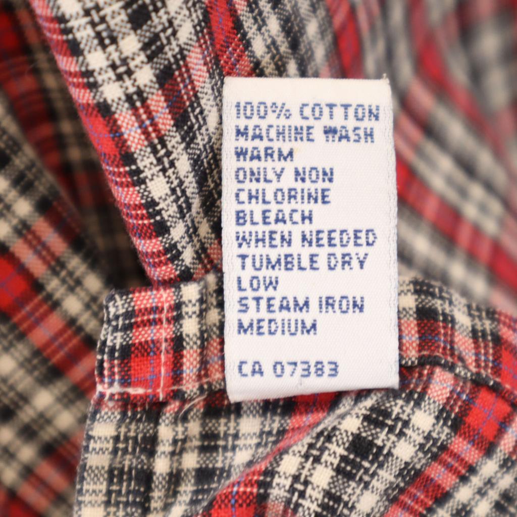 Polo by Ralph Lauren 90s Old Canadian Check Pattern Long Sleeve Button Down Shirt Men's Used
