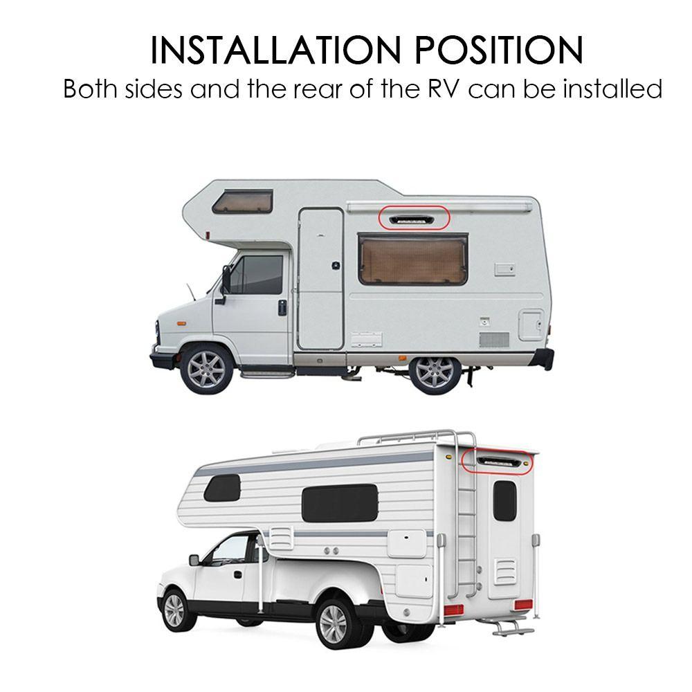 Waterproof 12V/24V RV Retrofit LED Lighting RV Awning Lights Display Wide Lights Porch Lights