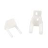 Sliding Door Guide with Mounting Screws Included Sliding Door Hardware Plastic Guide for Effortless Setup & Durability