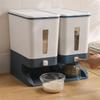 Good-Sealed Grain Container Storage Household Cereal Rice Box Dispenser Bucket Rice Cans 10KG-A