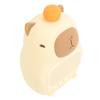Kids Alarm Clock Night Light Integrated Cute Capybara Clock Dimming Night Light for Bedroom