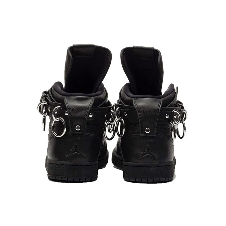 Comme Des Garçons X Air Jordan 1 Retro Strap High Black Unisex Sneakers CN5738-001