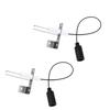 2Pcs 93868 Water Heater Replacement Parts Sensor Electrode 2-Prong Water Heating Replacement Accessory For RV Camper Trailer