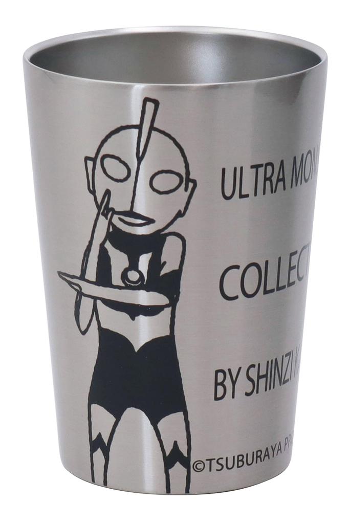 OGURA Ultraman Stainless Steel Tumbler Convenience Store Coffee Cup 450ml Vacuum Insulated Cold Mug Ultraman SV