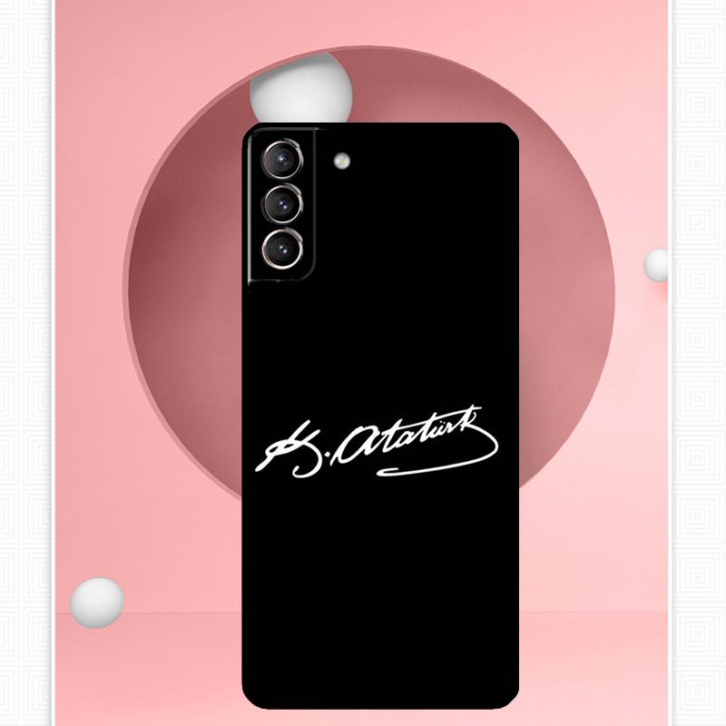 

Turkey Mustafa Kemal Ataturk Case For Samsung Galaxy S25 Ultra S20 S21 S22 S23 S24 Plus S9 S10 S24 FE S25 FE Cover Funda Galaxy S22 Plus