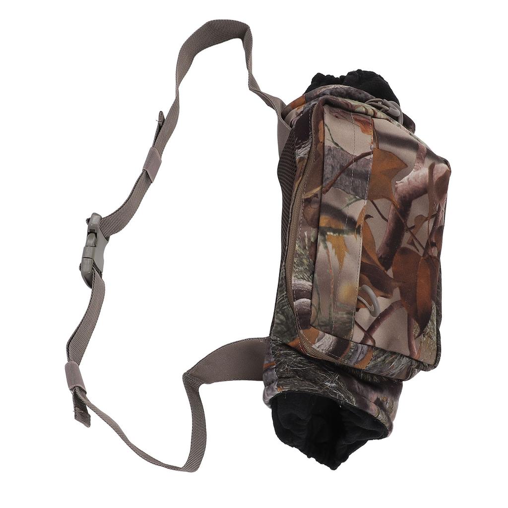 Camping Hand Warmer Waist Bag with Warm Gloves, Hand Muff Fanny, for Outdoor Fishing