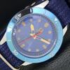 YENİLENMİŞ ERKEK 40MM TITUS İSVİÇRE DÖNER BEZEL MAVİ KADRAN SAAT a432745-2 R113-a432745
