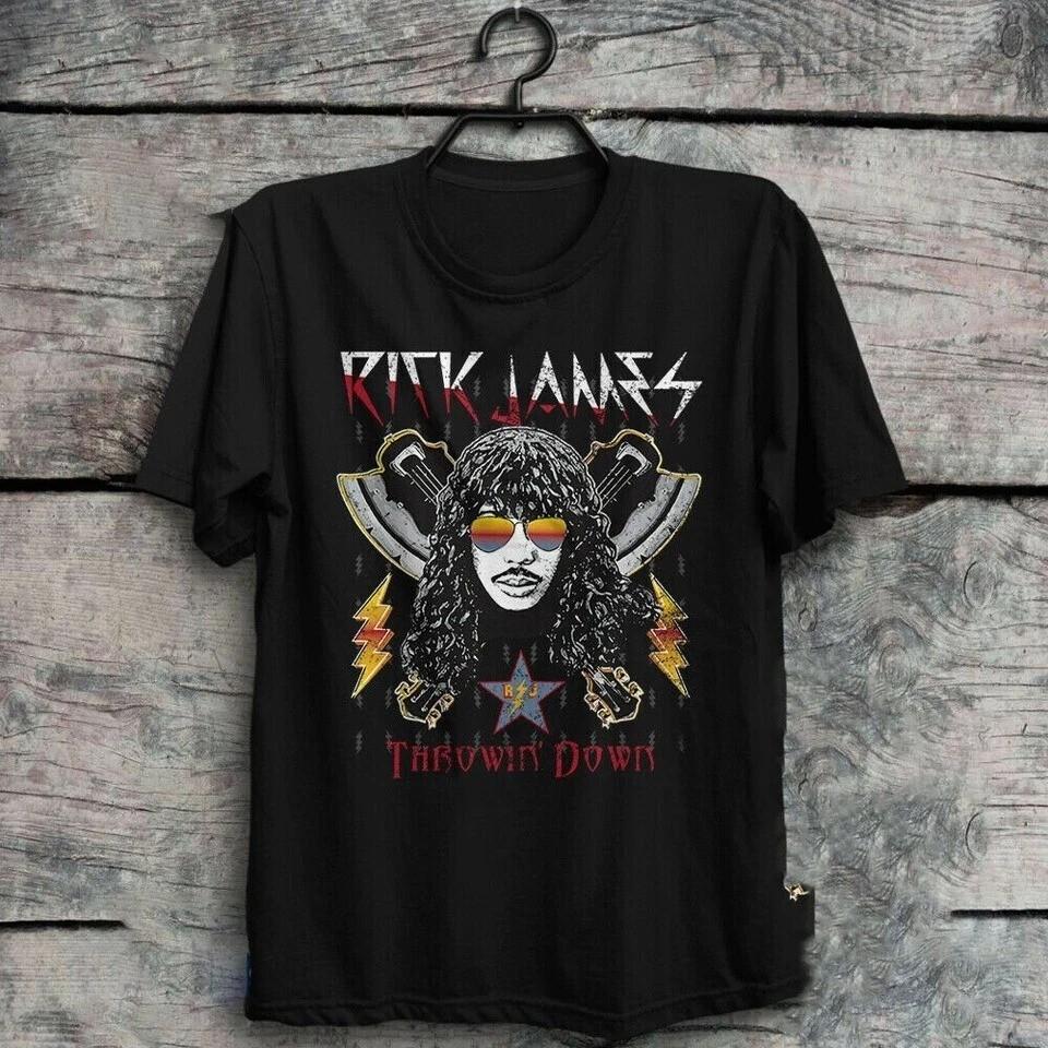Rick James Unisex black T-shirt Gift For Fans ES278 Unisex T-Shirt XL