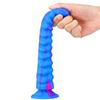 Dragon Scale Mixed Color Mini Simulation Penis Double Layer Liquid Silicone Giant Super Thick Female Sex Toys