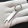 3Pcs/Set Portable Stainless Steel Beer Bottle Opener Keychain for Men Mini Metal Bottle Can Opener Kitchen Gadgets Keyring