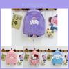Adorable And Trendy Cartoon Cinnamon Dog Backpack For Kids In Soft Pink And Blue Colors