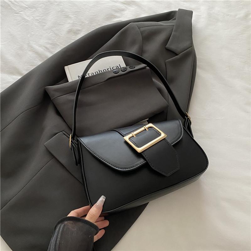 Crossing Europe, America, Underarm Fashion Women's Bags 2025 New Korean Version Simple and Versatile Small Square Bag Texture Shoulder Bag