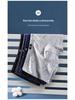 Men's Summer Cotton Boxer Briefs, Thin & Breathable, Boys' Basic Style, Cool, Boxed Set of 4.