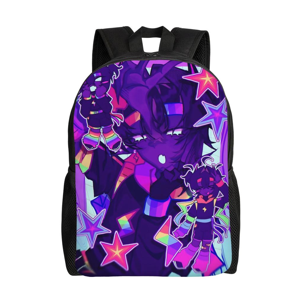 ParrotX2 FlameFrags Teenage Backpack Lightweight High School Work Unstable Universe Game Daypack Men Women College Shoulder Bag