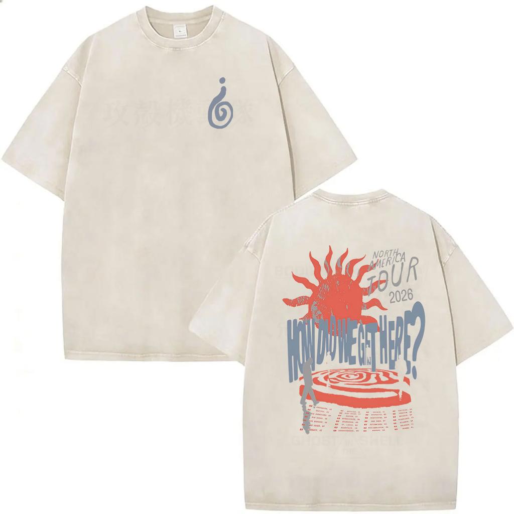 Vintage Washed Louis Tomlinson How Did We Get Here Tour 2026 New T Shirt Men Women Harajuku Fashion Oversized Tshirt Streetwear