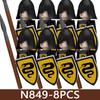 Château Médiéval Soldat Armée Blocs de Construction Château Militaire Corbeau Cheval Serpent Chevalier Guerrier Infanterie Accessoires Briques Jouets