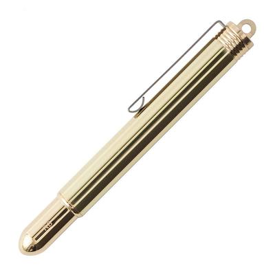 MIDORI Travelers Company TRC Brass Rollerball Pen Solid Brass Limited Card Included 36727006