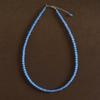 Modernlike Silver 925 Pure Blue Jade Necklace 4mm
