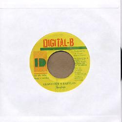 7inch Record SANCHEZ - Leave Out A Babylon NONE Digital-B 1994 Japan Reggae, Ska & Dub Used