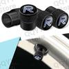 R Design Logo Auto Velg Band Klepjes Bandstam Luchtstof Kappen Voor Volvo V40 V60 V90 XC40 XC60 XC90 C30 C70 S40 S60 4 stuks