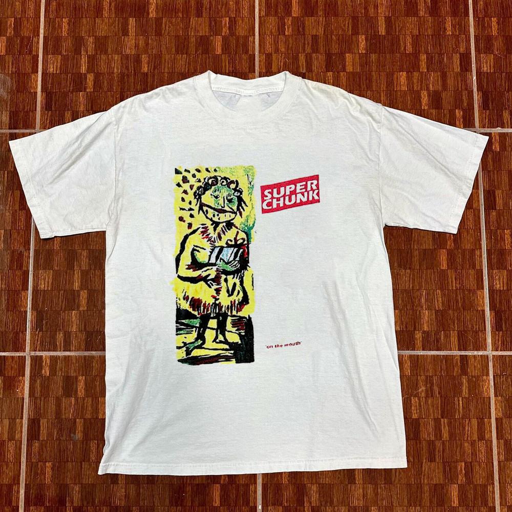 Superchunk On The Mouth 1992 White Full Size Gift fan Shirt BT153 Unisex T-Shirt L