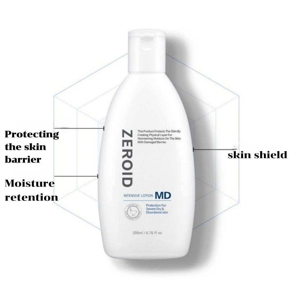 ZEROID Intensive Lotion MD Deep Moisturizing Skin Barrier Care Lotion 200ml