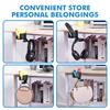 Aluminum Alloy Clamp-On Desk Cup Holder 360 Degree Rotatable Headphone Bag Hanger