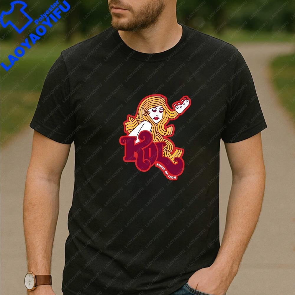 Unisexs TShirts And Tank Tops Kings Of Leons Summer ShortSleeved Unisexs And Unisexs Comfortable TShirts