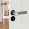 Easy Install Door Handle Cover 2/4Pcs Flower Cover, Anti-collision Knob Protector, Anti-Static Lever Sleeve Set Anti-Freeze for Home Office