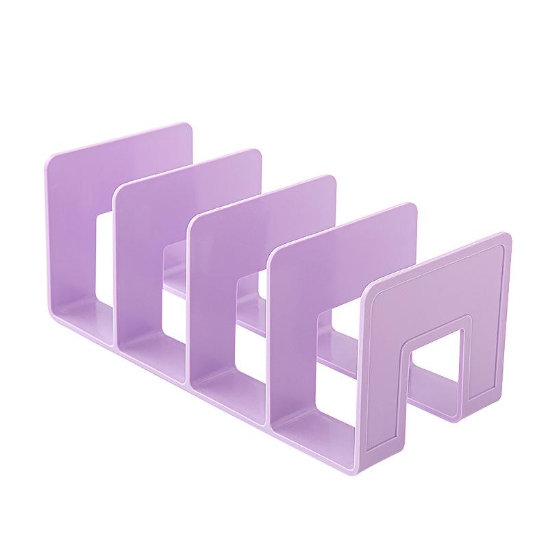 Stojak na książki i organizer akrylowy Morandi - Rozwiązanie do przechowywania artykułów biurowych i szkolnych