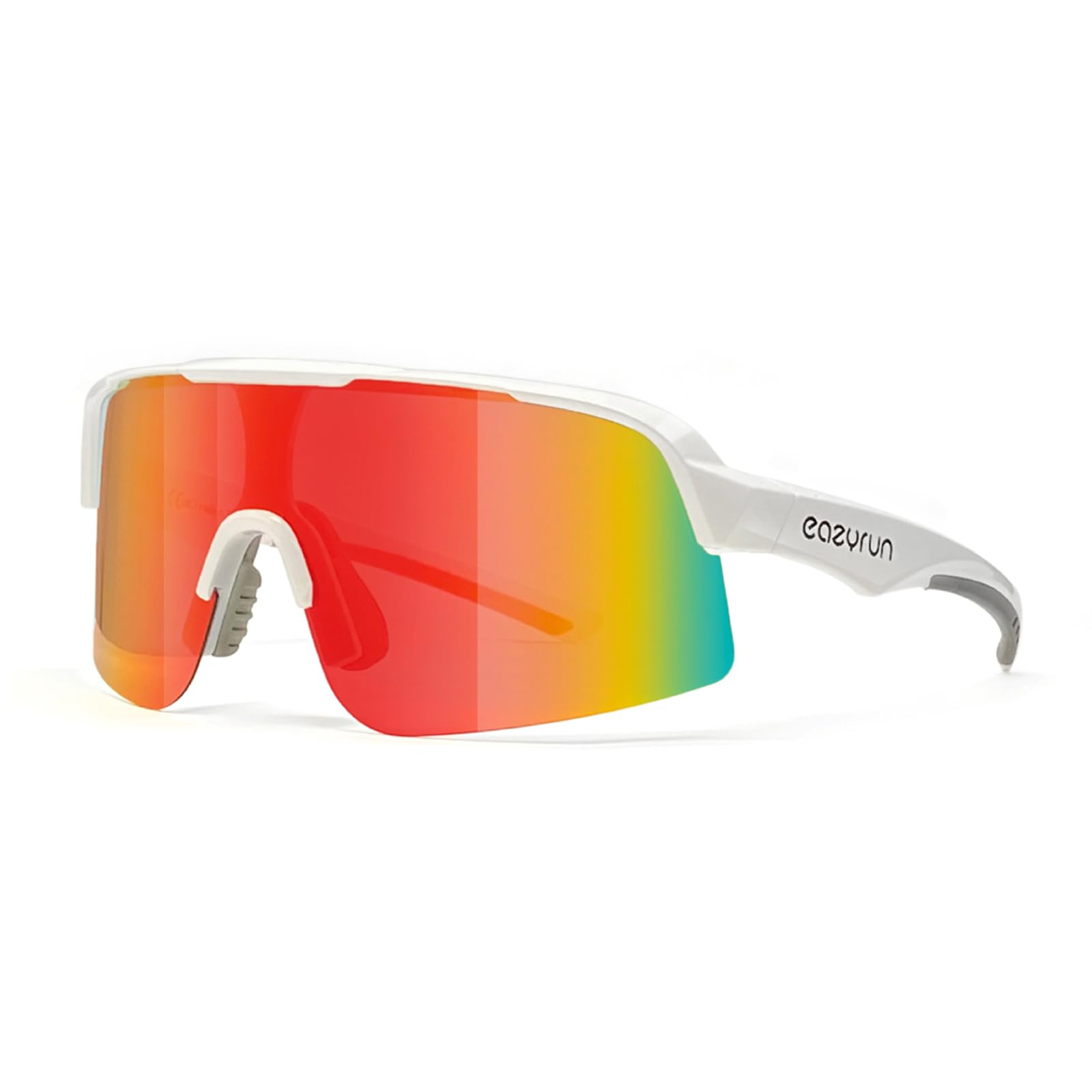 

ER00 L Polarized Shield Спортивні червоні сонцезахисні окуляри Бейсбол Катання на лижах Велосипед MTB Біг Волейбол Вітрильний спорт Риболовля Гольф [EAZYRUN] Чоловічі