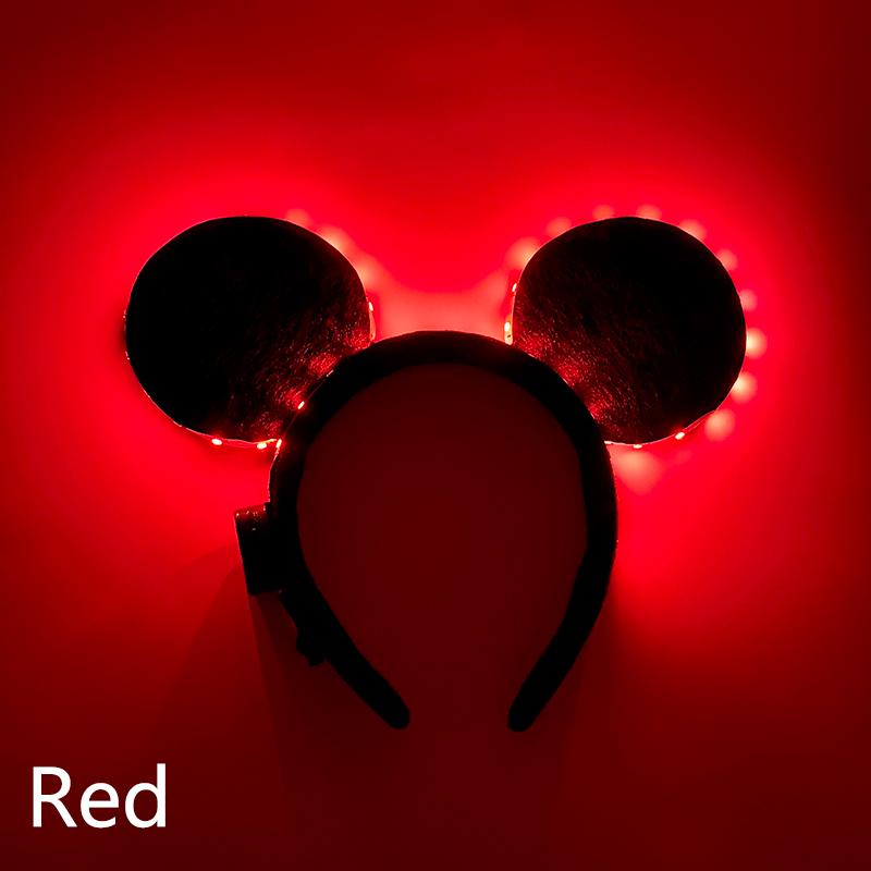 Luminous Cat Ears Headband LED Hair Band Kawaii Hair Accessories for Women Glowing Headband Birthday Christmas Party Supplies