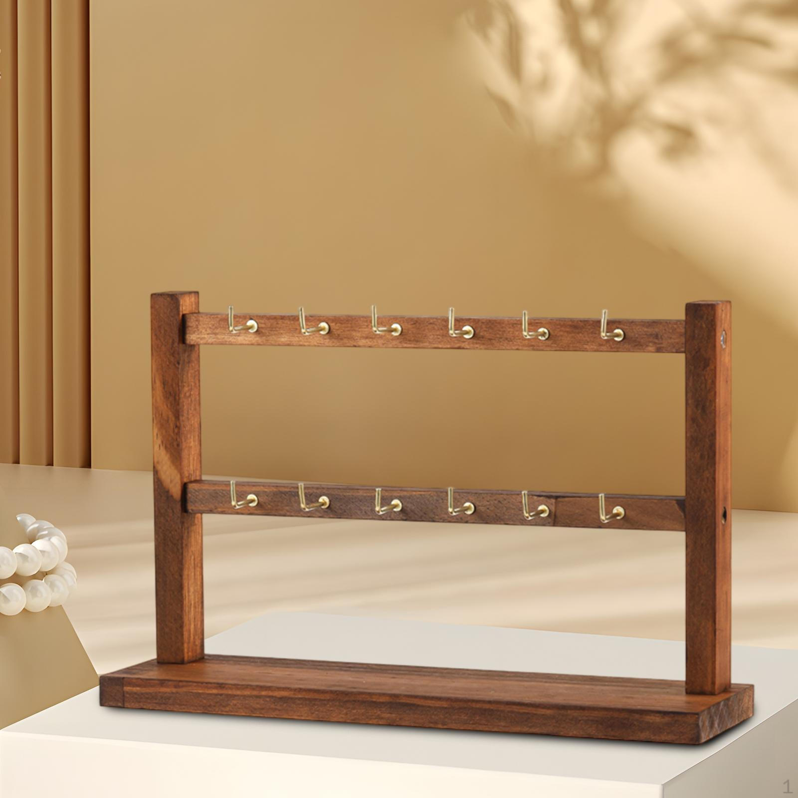 

Органайзер для ушей, подставка для украшений с крючком, держатель для сережек, подставка, для бизнеса, дома 2 Layer