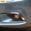 Chrome Front Fog Light Lamp Cover/Trim Strip For Mazda 6 Atenza Gj 2014-2016 New