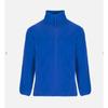 Warm Men's Zip-up Fleece Jacket - Side Pockets - Comfort - - Royal Blue