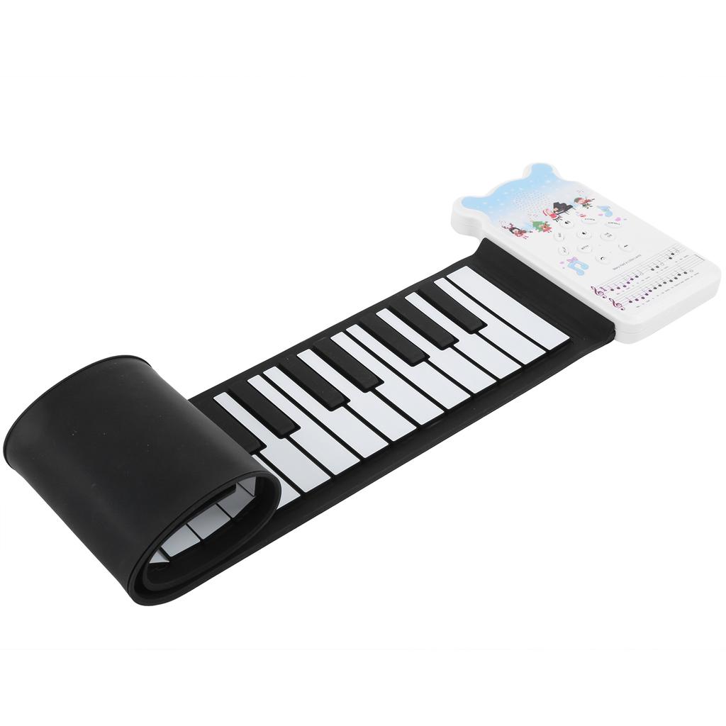 HandRolled Piano Flexible Portable 49 Key Rechargeable BuiltIn Speaker Keyboard Instrument K5