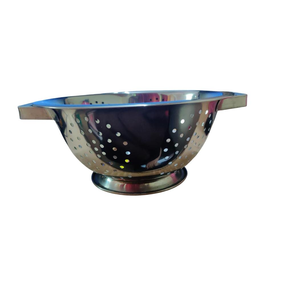 @ Stainless Steel Colander Durable For Washing Multipurpose 320Gm Zr-7097-60%Off