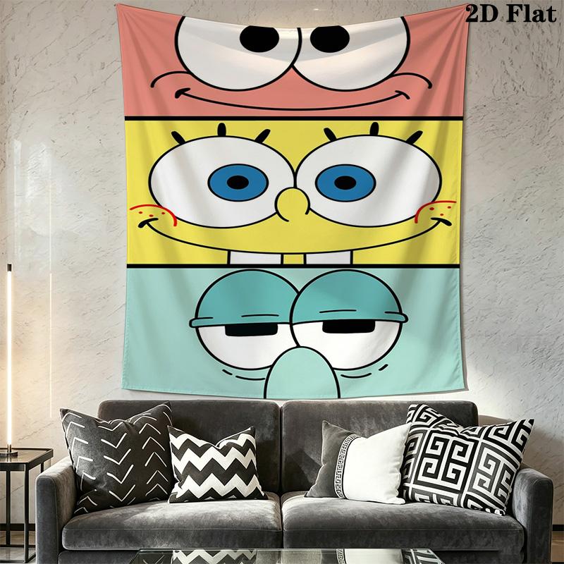 Spongebob Comics Ride 'Em Horsiepants Bedding 1 Duvet Cover 2 Pillowcase Without Core Bedding Set Soft And Comfortable